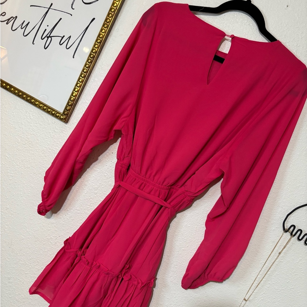 Elegant Pink Women's Dress